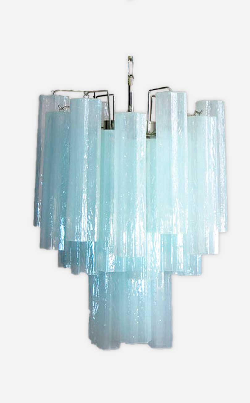 Murano Lysekrone - Opal - 30 tuber