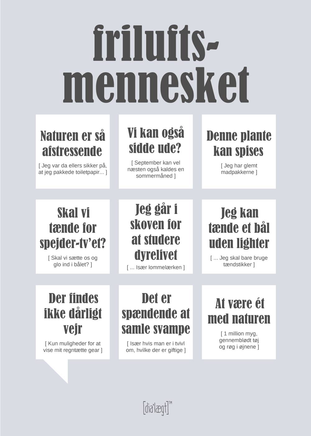 Friluftsmennesket plakat