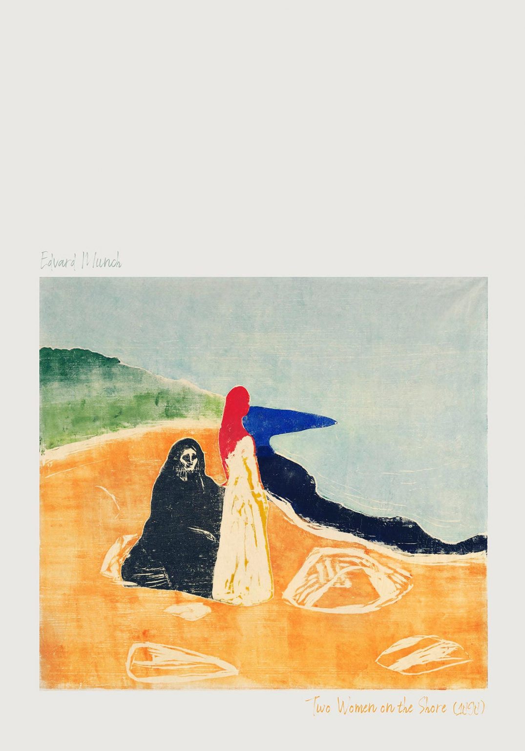 Two Women on the Shore Plakat