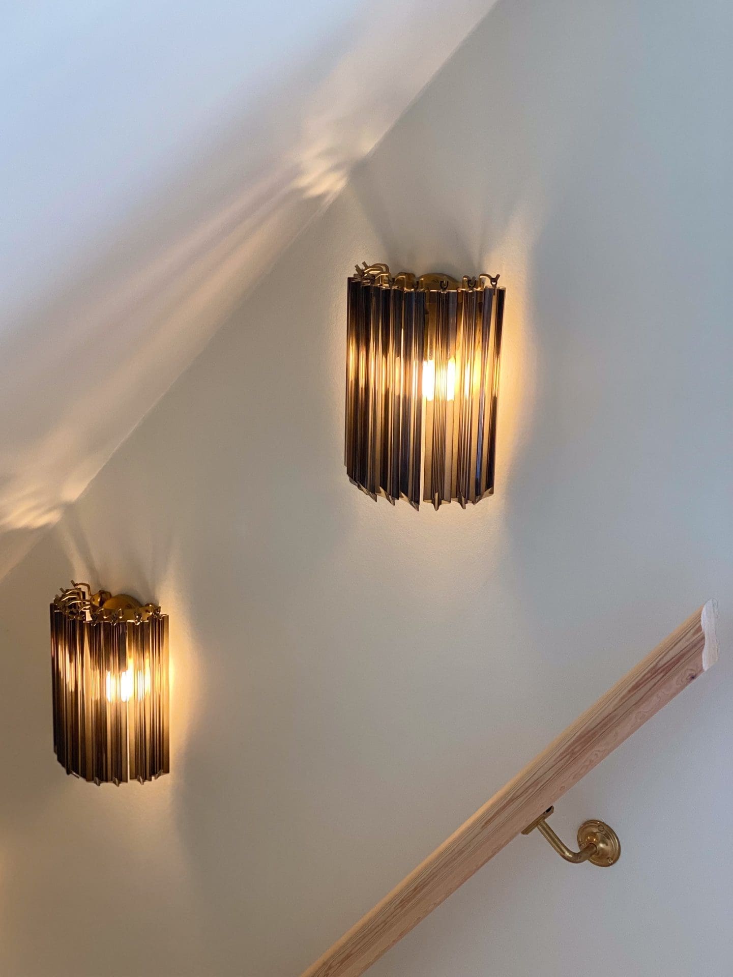 Murano - Wall Light - Smoked Chrome shiny